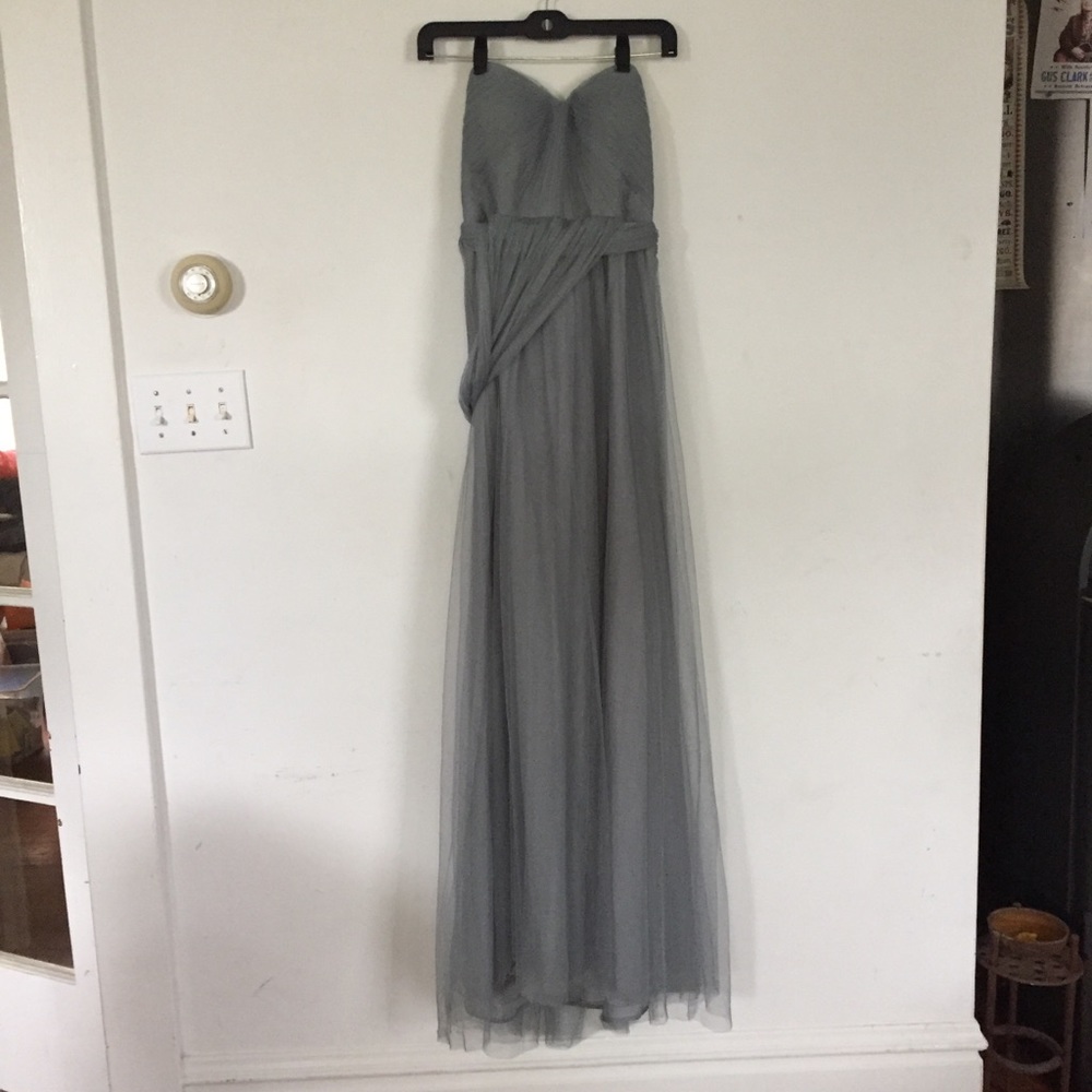 Jenny Yoo Soft Blue Tulle Dress